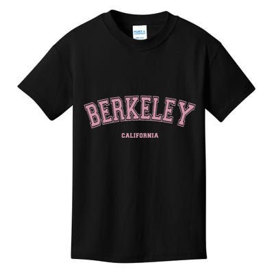 Berkeley California Ca Varsity Style On Berkeley Kids T-Shirt