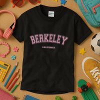 Berkeley California Ca Varsity Style On Berkeley Kids T-Shirt