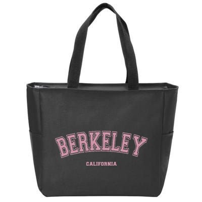Berkeley California Ca Varsity Style On Berkeley Zip Tote Bag