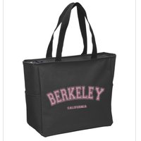 Berkeley California Ca Varsity Style On Berkeley Zip Tote Bag