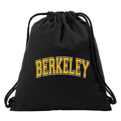 Berkeley California Ca Varsity Drawstring Bag