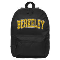 Berkeley California Ca Varsity 16 in Basic Backpack