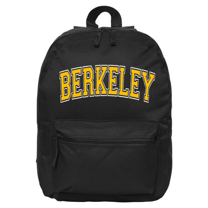 Berkeley California Ca Varsity 16 in Basic Backpack