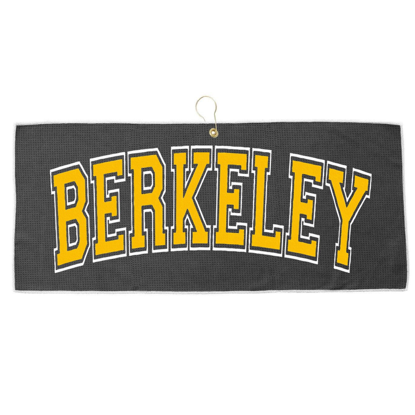 Berkeley California Ca Varsity Large Microfiber Waffle Golf Towel
