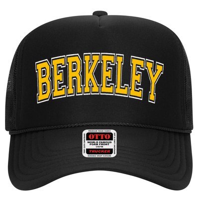 Berkeley California Ca Varsity Trucker Hat