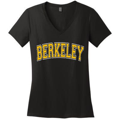 Berkeley California Ca Varsity Women's V-Neck T-Shirt