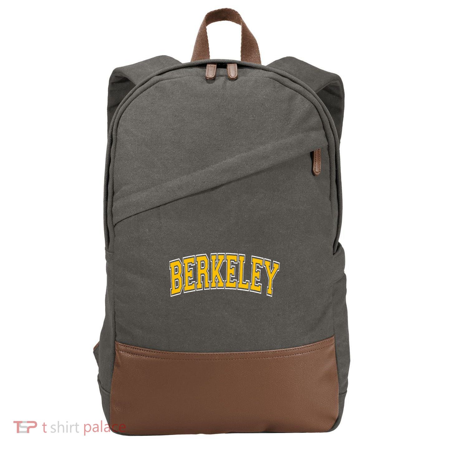 Berkeley California Ca Varsity Cotton Canvas Backpack