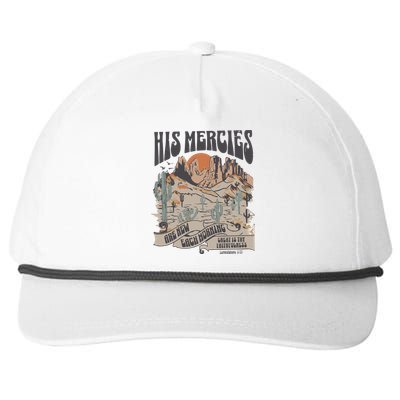 Boho Christian Christian Bible Verse Snapback Five-Panel Rope Hat