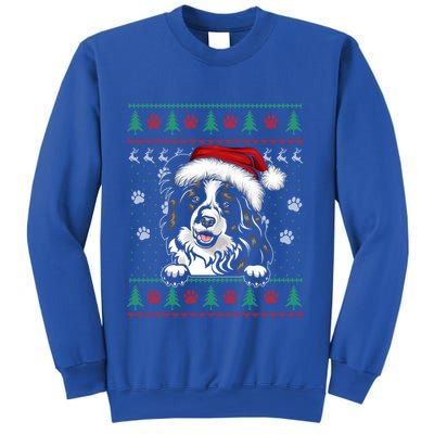 Border Collie Christmas Ugly Sweater Funny Dog Lover Xmas Gift Sweatshirt