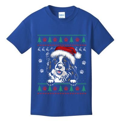 Border Collie Christmas Ugly Sweater Funny Dog Lover Xmas Gift Kids T-Shirt