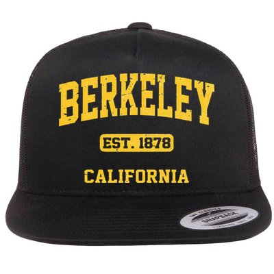 Berkeley California CA Vintage State Athletic Style Flatbill Hat