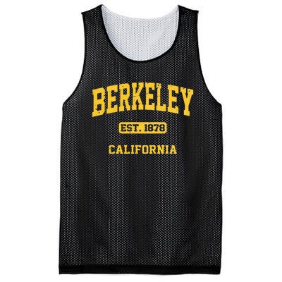 Berkeley California CA Vintage State Athletic Style Mesh Reversible Basketball Jersey Tank