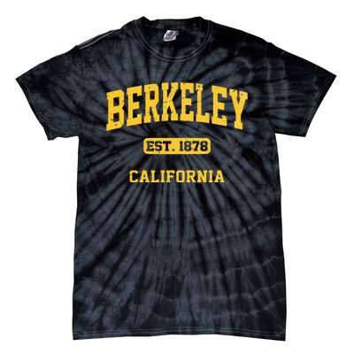 Berkeley California CA Vintage State Athletic Style Tie-Dye T-Shirt