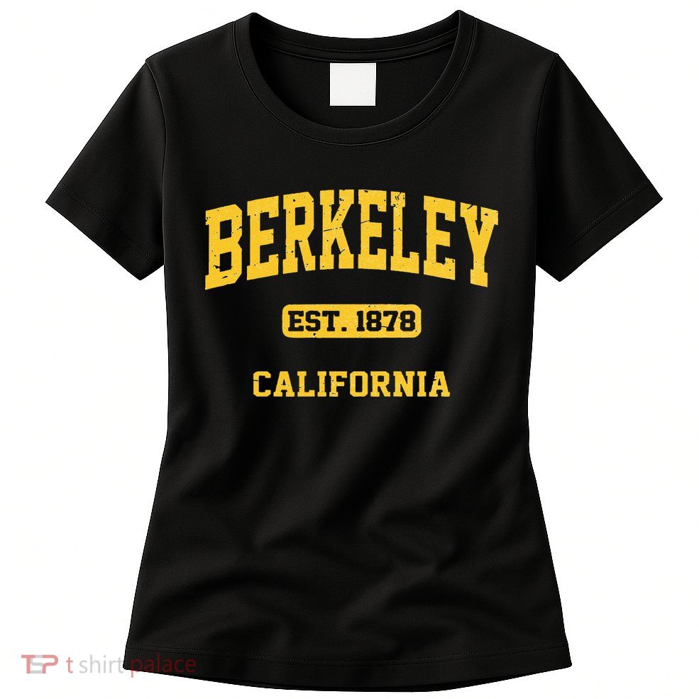 Berkeley California CA Vintage State Athletic Style Womens T-Shirt