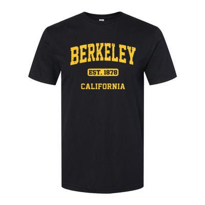 Berkeley California CA Vintage State Athletic Style Softstyle CVC T-Shirt