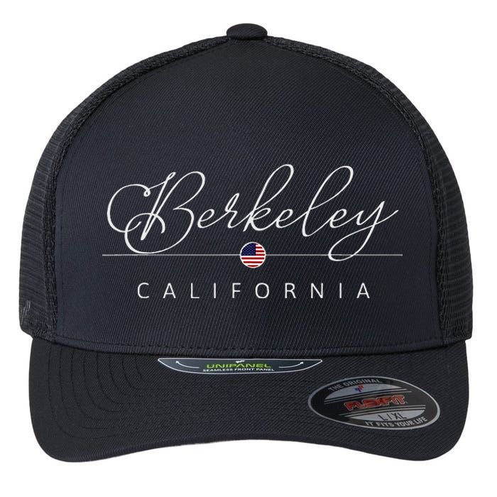 Berkeley California Ca On Berkeley Flexfit Unipanel Trucker Cap