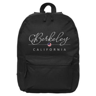 Berkeley California Ca On Berkeley 16 in Basic Backpack