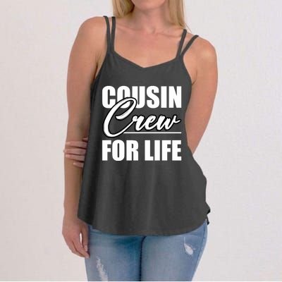 Best Cousin Crew For Life Cousin Crew Big Cousin Crew Cool Gift Women's Strappy Tank