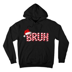 Bruh Christmas Candy Cane For Teen Funny Xmas Bruh Gift Hoodie