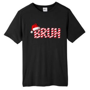 Bruh Christmas Candy Cane For Teen Funny Xmas Bruh Gift Tall Fusion ChromaSoft Performance T-Shirt