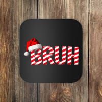 Bruh Christmas Candy Cane For Teen Funny Xmas Bruh Gift Coaster