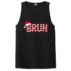 Bruh Christmas Candy Cane For Teen Funny Xmas Bruh Gift PosiCharge Competitor Tank