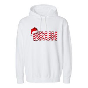 Bruh Christmas Candy Cane For Teen Funny Xmas Bruh Gift Garment-Dyed Fleece Hoodie