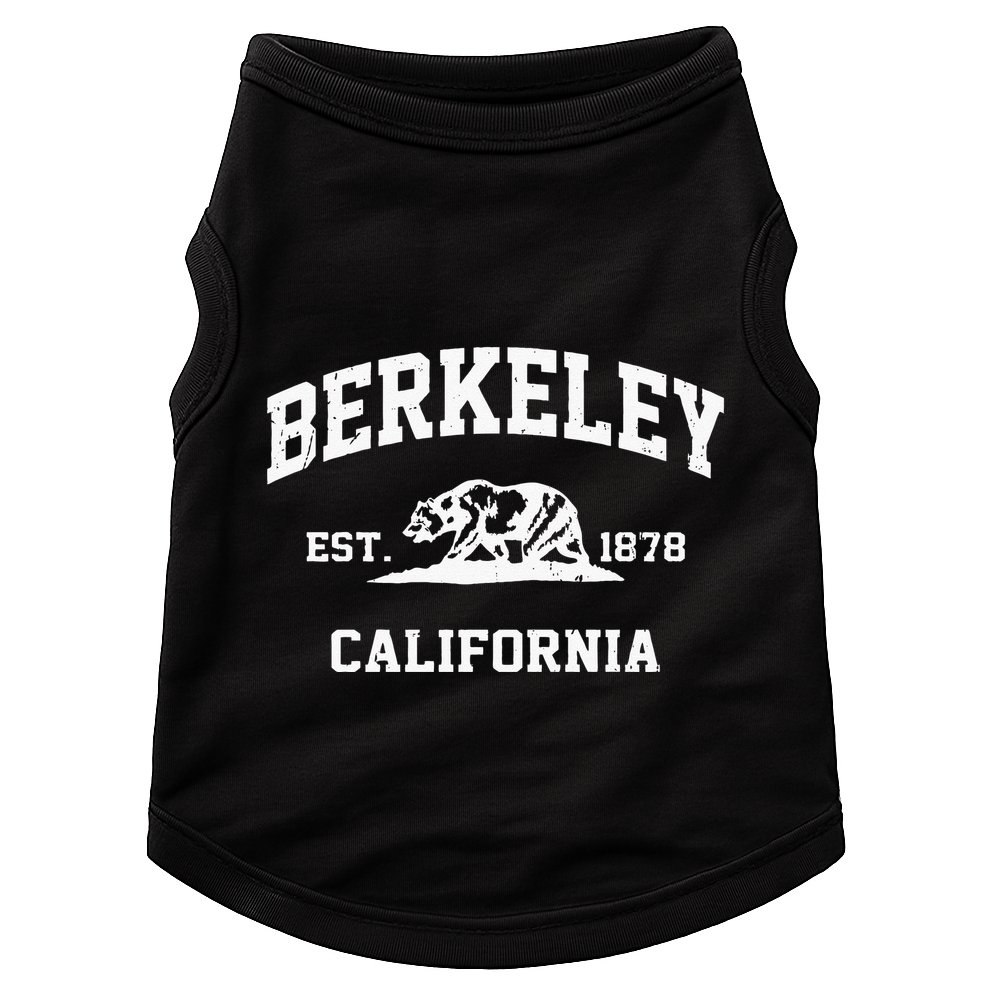 Berkeley California CA Vintage State Athletic Style Doggie Tank