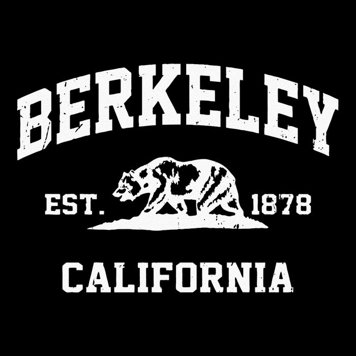 Berkeley California CA Vintage State Athletic Style Apron