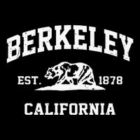 Berkeley California CA Vintage State Athletic Style Button
