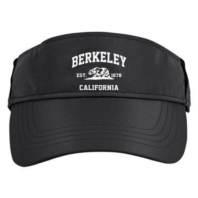 Berkeley California CA Vintage State Athletic Style Adult Drive Performance Visor