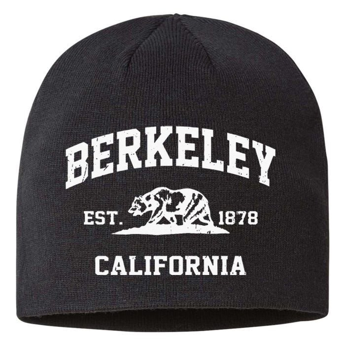 Berkeley California CA Vintage State Athletic Style Sustainable Beanie