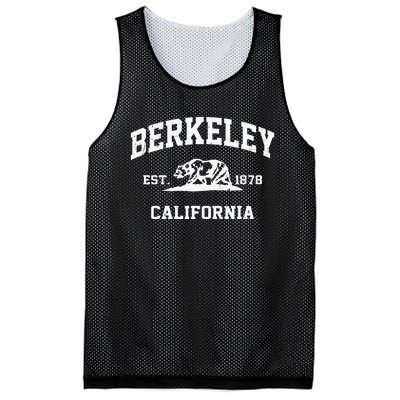 Berkeley California CA Vintage State Athletic Style Mesh Reversible Basketball Jersey Tank