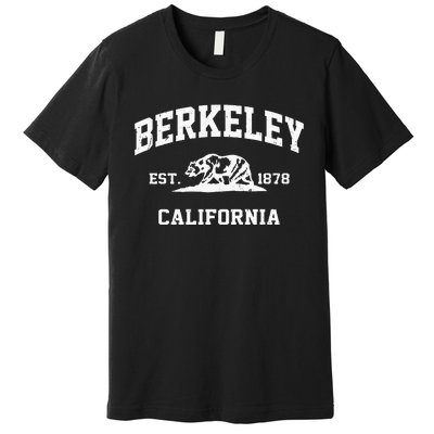 Berkeley California CA Vintage State Athletic Style Premium T-Shirt