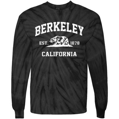 Berkeley California CA Vintage State Athletic Style Tie-Dye Long Sleeve Shirt