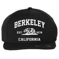 Berkeley California CA Vintage State Athletic Style Wool Snapback Cap