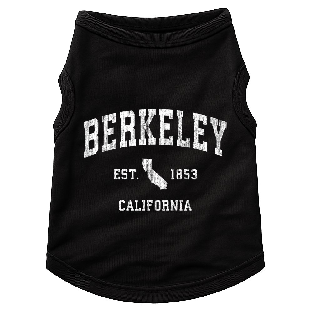 Berkeley California Ca Vintage Athletic Doggie Tank