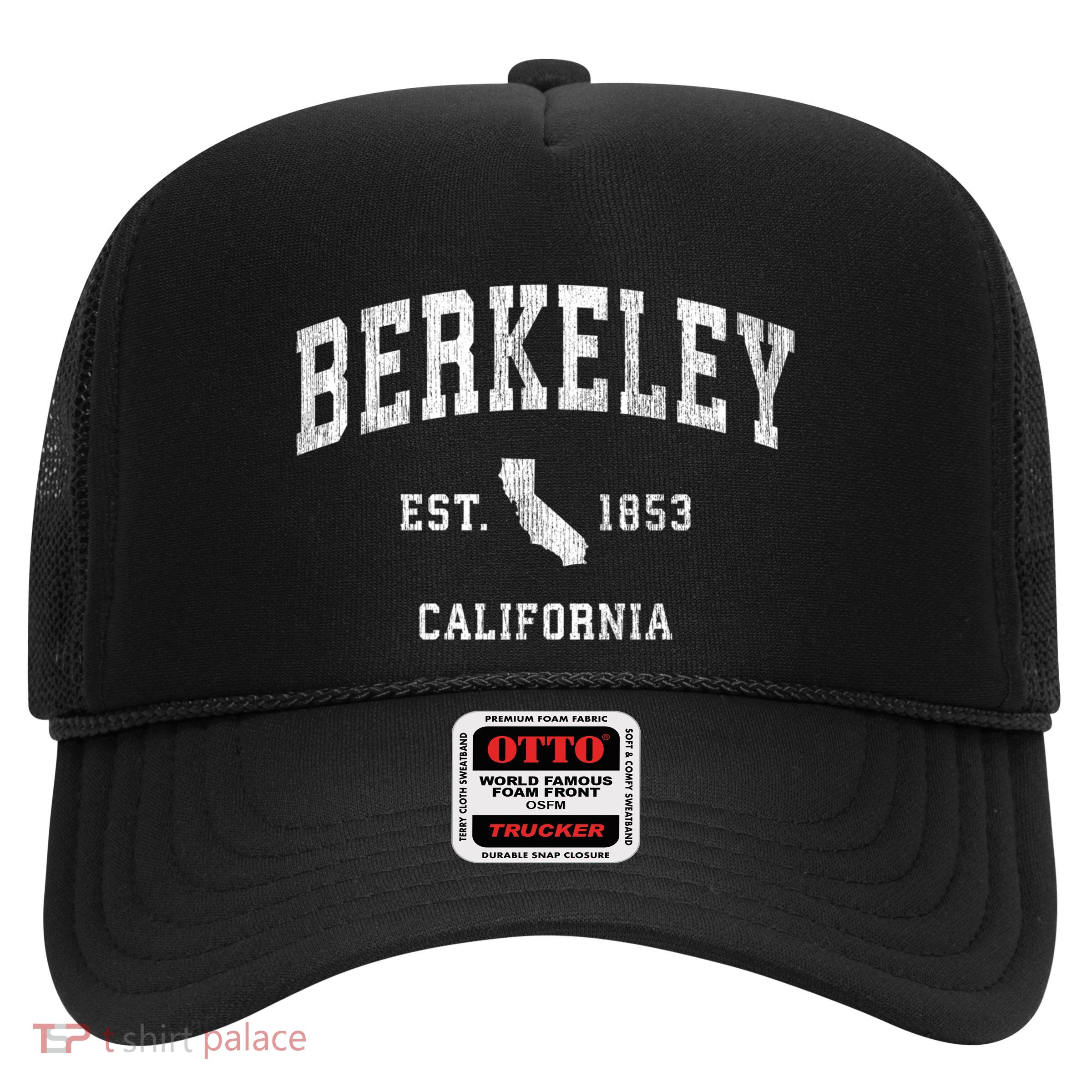 Berkeley California Ca Vintage Athletic Trucker Hat