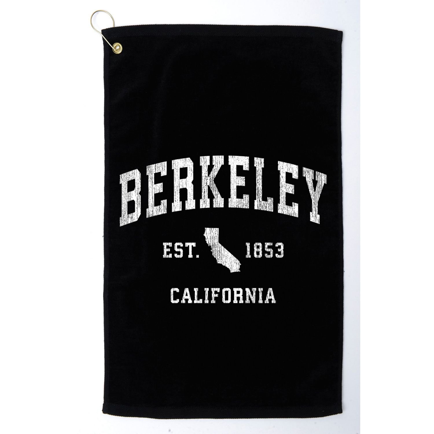 Berkeley California Ca Vintage Athletic Golf Towel