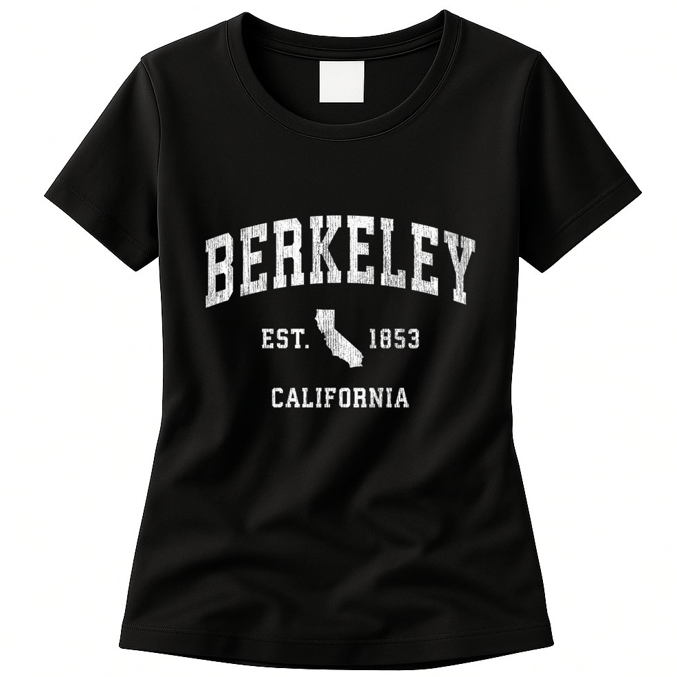 Berkeley California Ca Vintage Athletic Womens T-Shirt