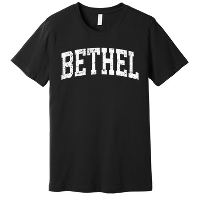 Bethel Connecticut CT Vintage Athletic Sports Pink Premium T-Shirt