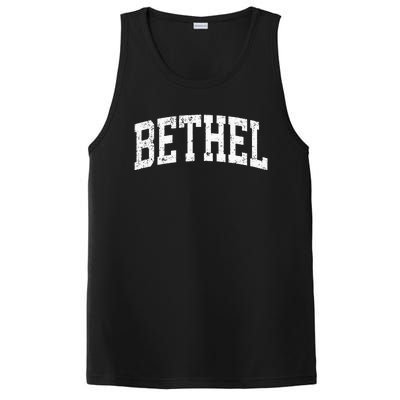 Bethel Connecticut CT Vintage Athletic Sports Pink PosiCharge Competitor Tank