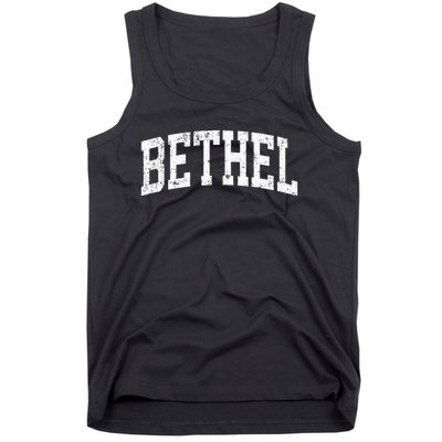 Bethel Connecticut CT Vintage Athletic Sports Pink Tank Top