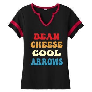 Bean Cheese Cool Arrows Ladies Halftime Notch Neck Tee