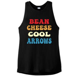 Bean Cheese Cool Arrows Ladies PosiCharge Tri-Blend Wicking Tank