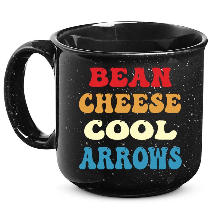 Bean Cheese Cool Arrows 15oz Campfire Ceramic Mug