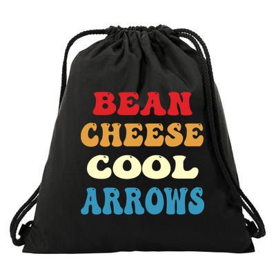 Bean Cheese Cool Arrows Drawstring Bag