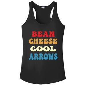 Bean Cheese Cool Arrows Ladies PosiCharge Competitor Racerback Tank