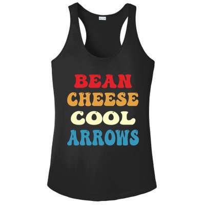 Bean Cheese Cool Arrows Ladies PosiCharge Competitor Racerback Tank