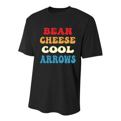 Bean Cheese Cool Arrows Youth Performance Sprint T-Shirt